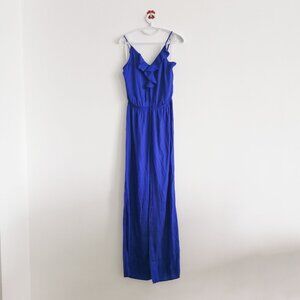 New Lilly Pulitzer Cold Shoulder Jumpsuit Flowy Wide Leg Size S